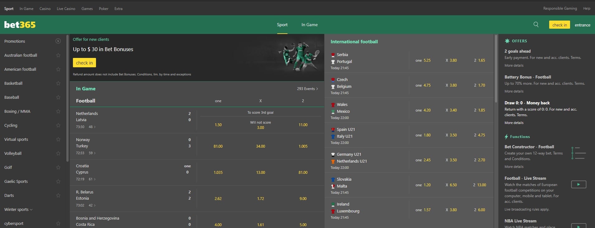 About Bet365 Betting